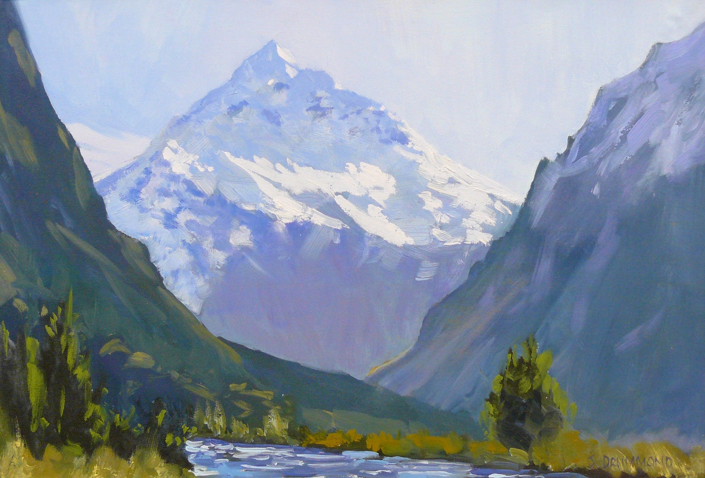 Mt Talbot from Monkey Creek