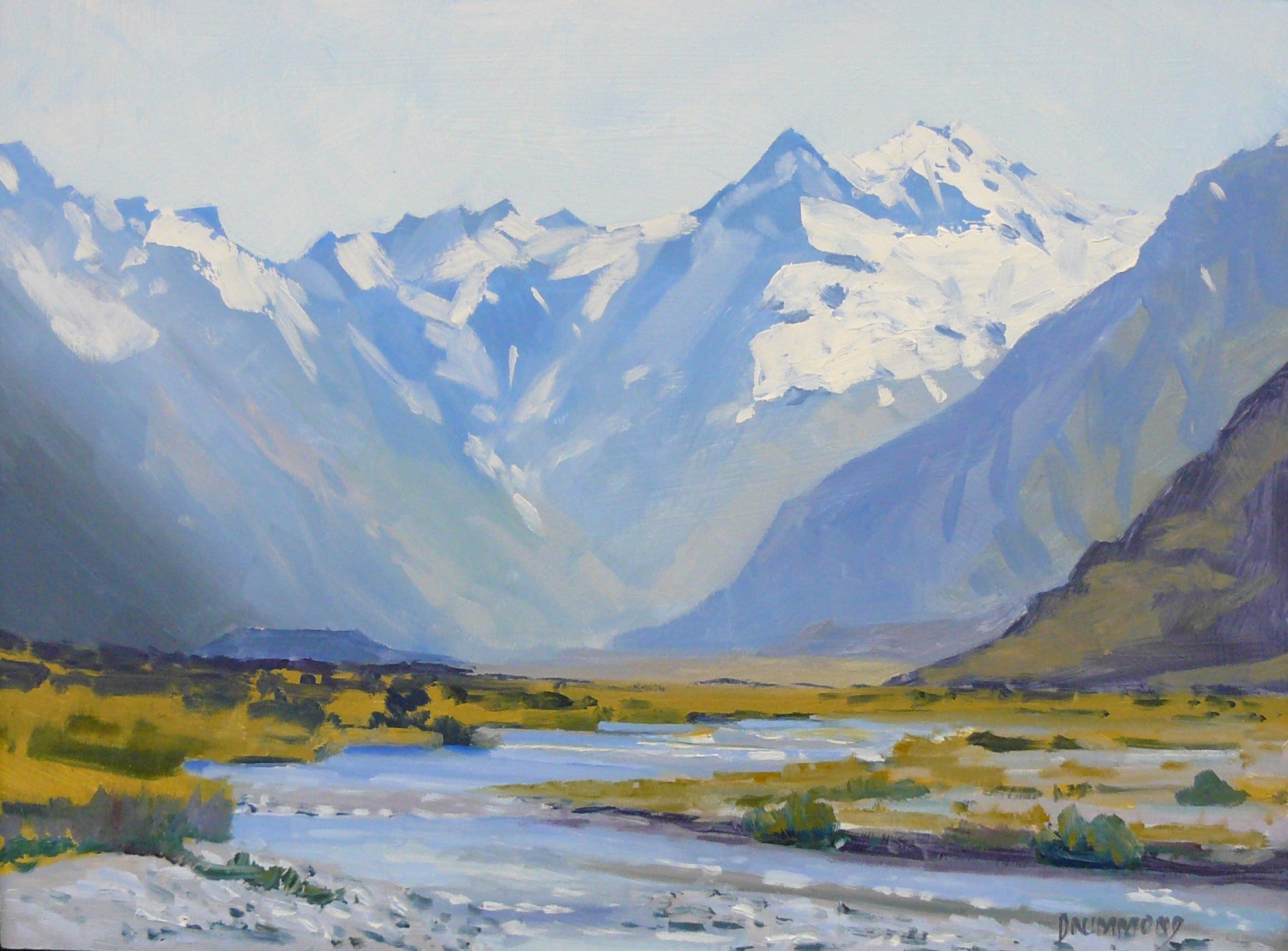 Tasman Valley, mid summer
